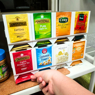 กล่องเก็บซองชา กล่องจัดระเบียบ กล่องใส่ชา กล่องใส่ชาซอง [3D …