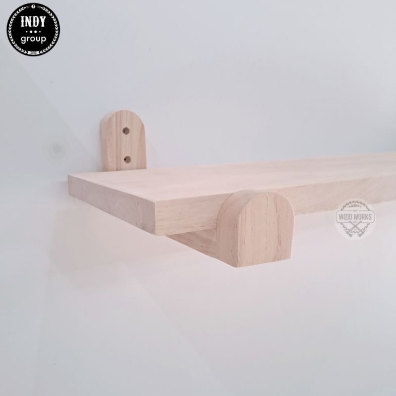 ขารับชั้นไม้ธรรมชาติ [ขาตัว U] ‼️แถมฟรี น็อต+พุก ยึดผนัง ไม่ต้องซื้อเพิ่ม‼️