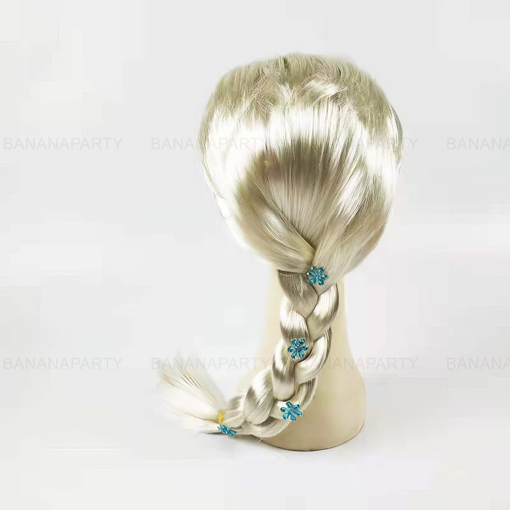 วิกผม elsa เจ้าหญิงหิมะ เอลซ่า wig คอสเพลย์ cosplay ส่งด่วนทุกวันในไทย วิก ราคา ถูกที่สุด ดีลบีเคเค แกลเลอรีภาพที่ 3