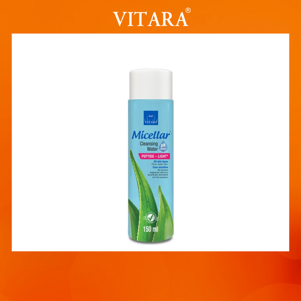 (ของแถม) Vitara MICELLAR CLEANSING WATER 150 ML. ไวทาร่า ไมเซล่า คลีนซิ่ง วอเตอร์ 150 มิลลิลิตร