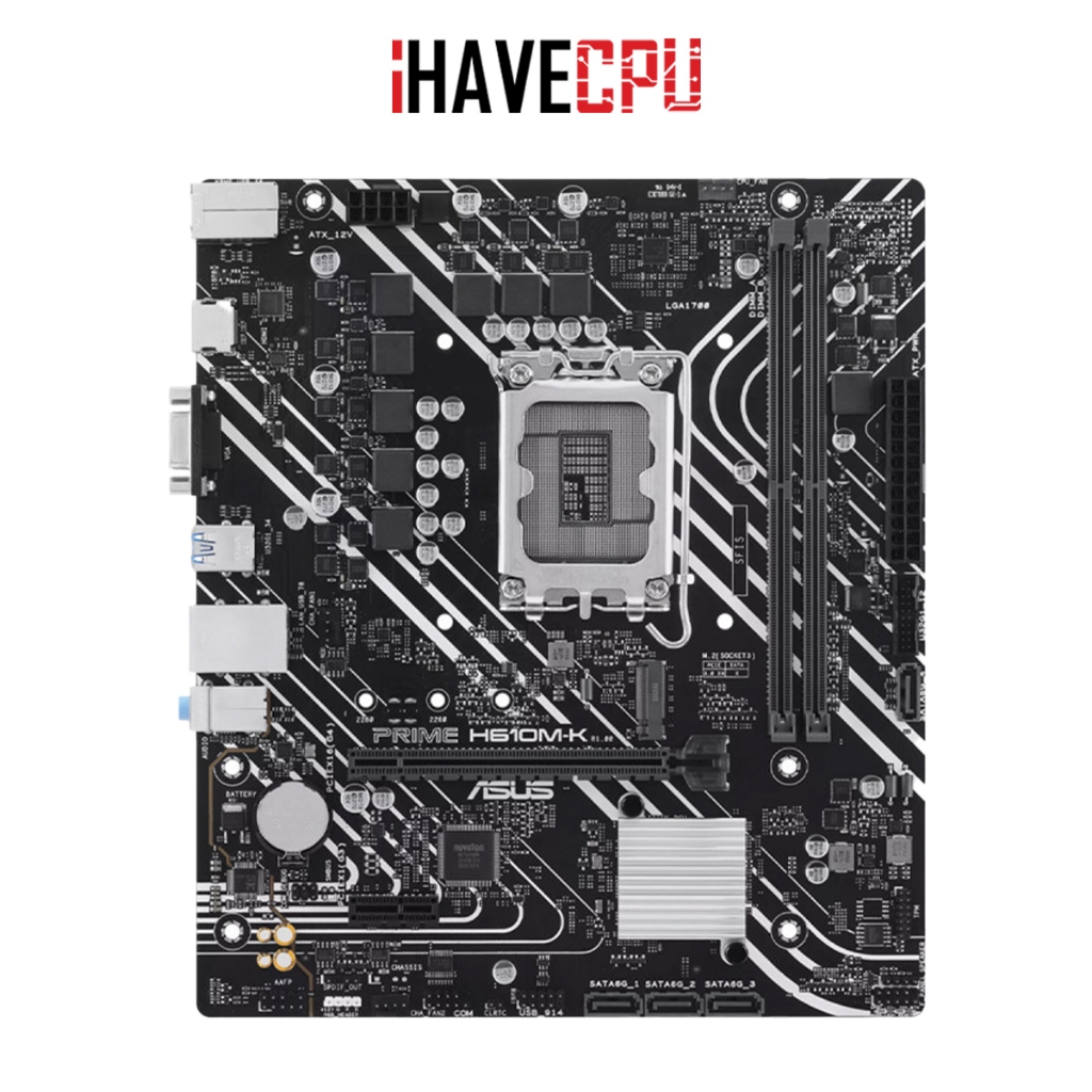 เมนบอร์ด (mainboard) iHAVECPU(1700) ASUS PRIME H610M-K DDR5