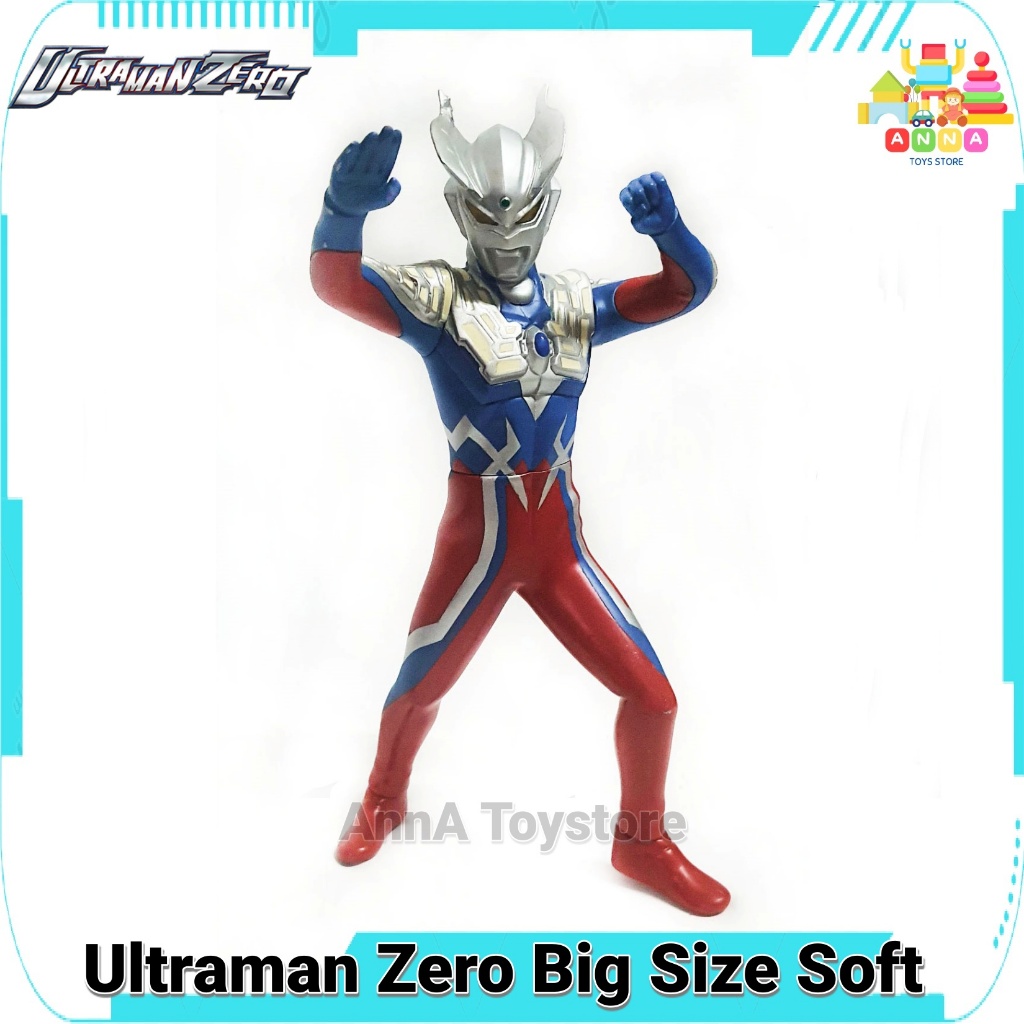 โมเดล อุลตร้าแมน ซีโร่ Ultraman Zero Big Size Soft สภาพสวย ของแท้ Bandai