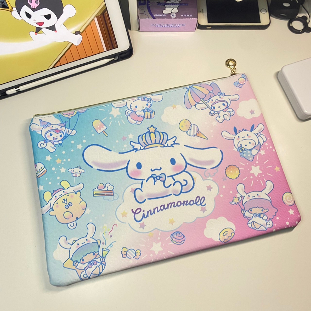 ‼️พร้อมส่ง‼️แฟ้มใส่เอกสาร ขนาดใส่ A4 แฟ้มSanrio ลายการ์ตูนน่ารัก ขนาด 35×25 ซม. - รูปที่ 4