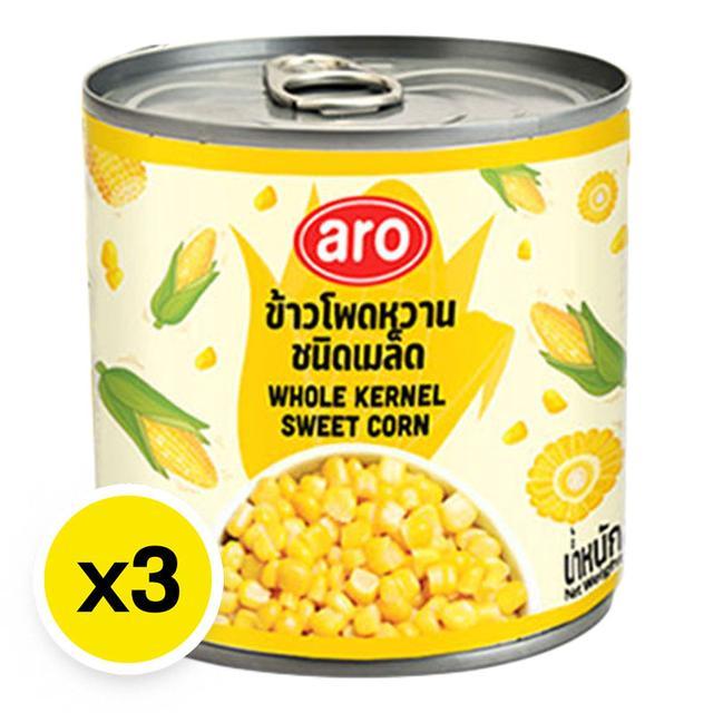 เอโร่ ข้าวโพดหวาน 340 กรัม x 3 กระป๋อง