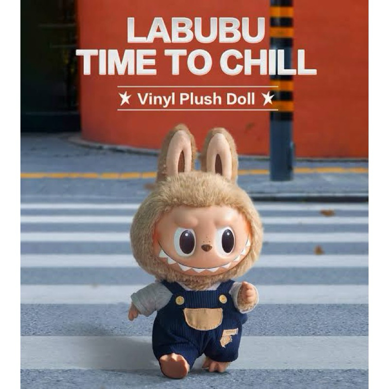 (พร้อมส่งจากไทย) LABUBU Time to Chill-Vinyl Plush Doll ของใหม่กล่องซีล แท้