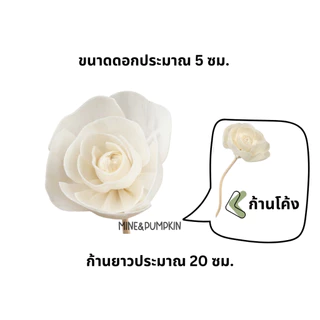 【M&P】ก้านไม้หวาย ก้านไม้งา ดอกไม้ ก้านไม้กระจายกลิ่น ก้านไฟเบอร์ ก้านไม้หอมระเหย