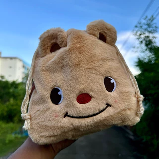 🎒กระเป๋าหูรูดลายการ์ตูน‼️ขนปุย‼️ “ไซท์กลาง-ใหญ่” ภูติฝุ่น/มายเมโลดี้/ชินามอนโรล ผ้านุ่ม คุณภาพเยี่ยม👍🏻