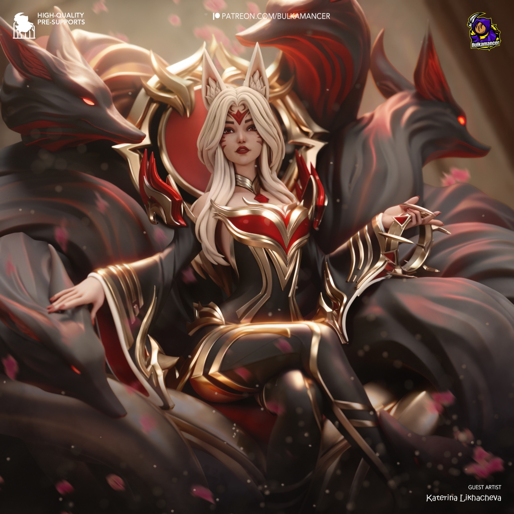 [โมเดลเรซิ่นไม่ทำสี] Ahri - LoL