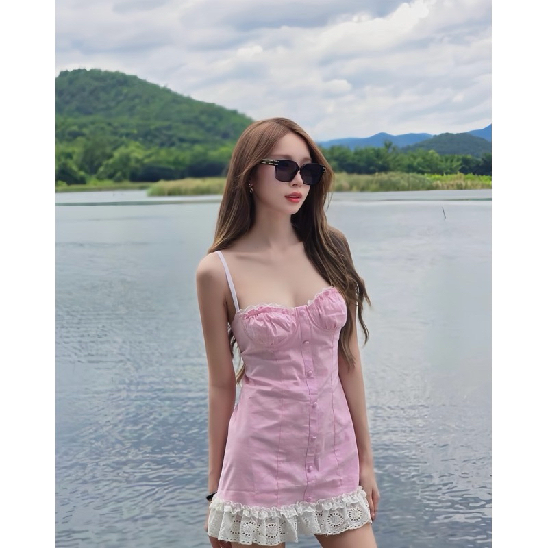 Vintage Flamingo-MIO MINI DRESS(Original)