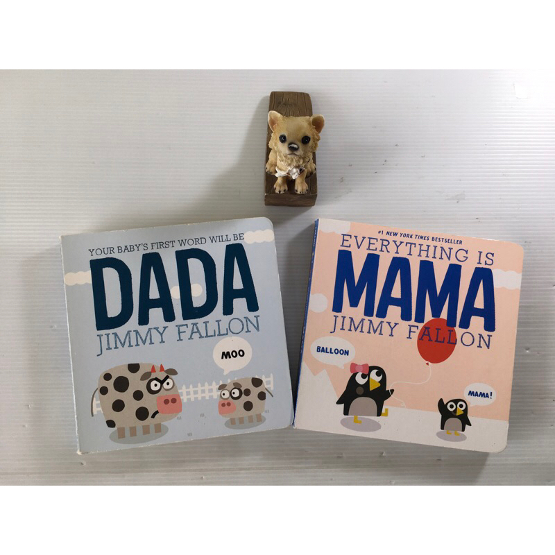 DADA , MAMA (#1 New York times bestseller บางเล่มขอบถลอกเล็กน้อย) By Jimmy Fallon หนังสือภาษาอังกฤษม