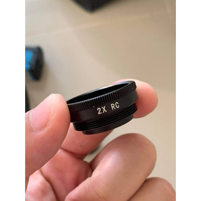 Lens zoom 2X เลนส์ขยาย 2 เท่า ขนาดเส้นผ่านศูนยผ์กลาง 1“ ช่วยเพิ่มความชัดและความละเอียดในการวิเคราะห์ชิ้นงาน