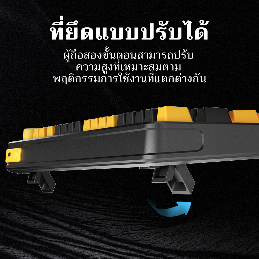 ZIFRIEND คีย์บอร์ดเกมมิ่ง BM98 เมมเบรนคีย์บอร์ด