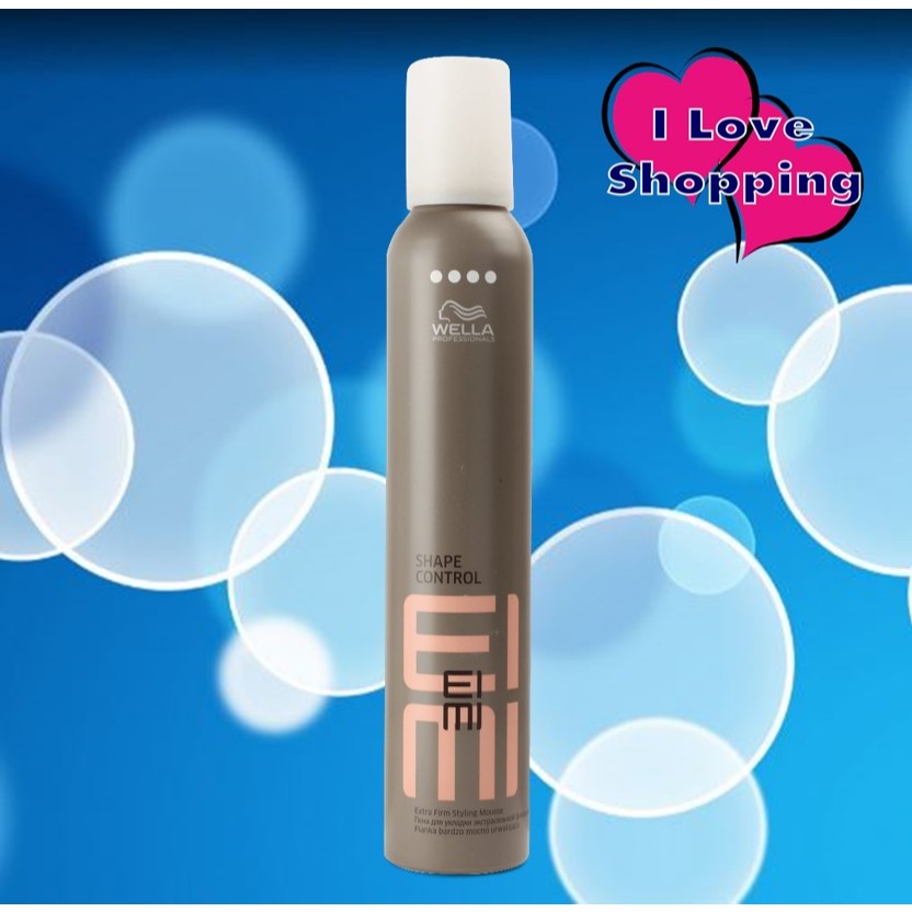 Wella EIMI Shape Control Extra Firm Styling Mousse 300 ml มูสจัดแต่งทรงผม อยู่ทรงระดับ 4