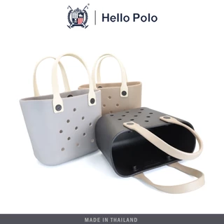 Hello Polo กระเป๋า ชายหาด กระเป๋าถือ แฟชั่น พกพาสะดวก แบบกันน้ำ ความจุสูง การออกแบบรูระบายอากาศ ผู้หญิงกระเป๋าถือ BH2001