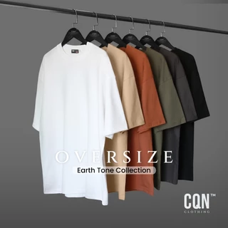 CQN | เสื้อ Oversize [รวมสี Earth Tone] ผ้าหนานุ่ม คอแคบ ไม่ย้วย (สีใหม่ !!!)