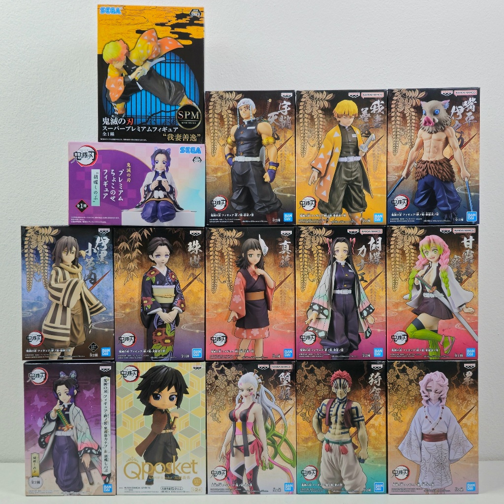 [ฟิกเกอร์แท้] Kimetsu no Yaiba / Demon Slayer - Tanjiro / Nezuko / Shinobu / Zenitsu / Mitsuri (Bandai Spirits)