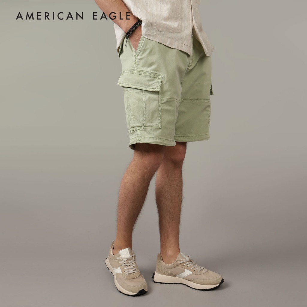 American Eagle Flex Parachute Cargo Short กางเกง ผู้ชาย ขาสั้น พาราชูต คาร์โก้ (EMSO 013-7690-343)
