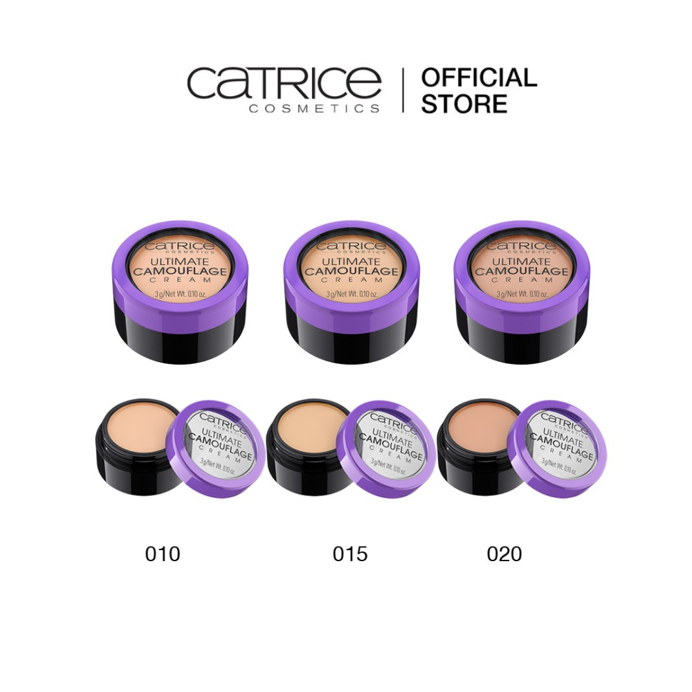 Catrice Ultimate Camouflage Cream   คอนซีลเลอร์ ปกปิด กลบรอยแดง รอยคล้ำได้เรียบสนิท ติดทน