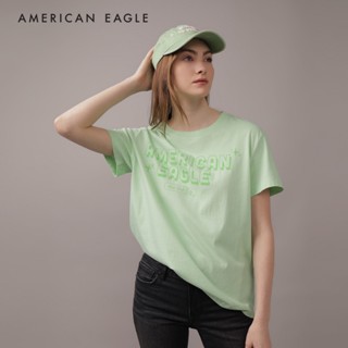 American Eagle Short-Sleeve Graphic Tee เสื้อยืด ผู้หญิง กรา…