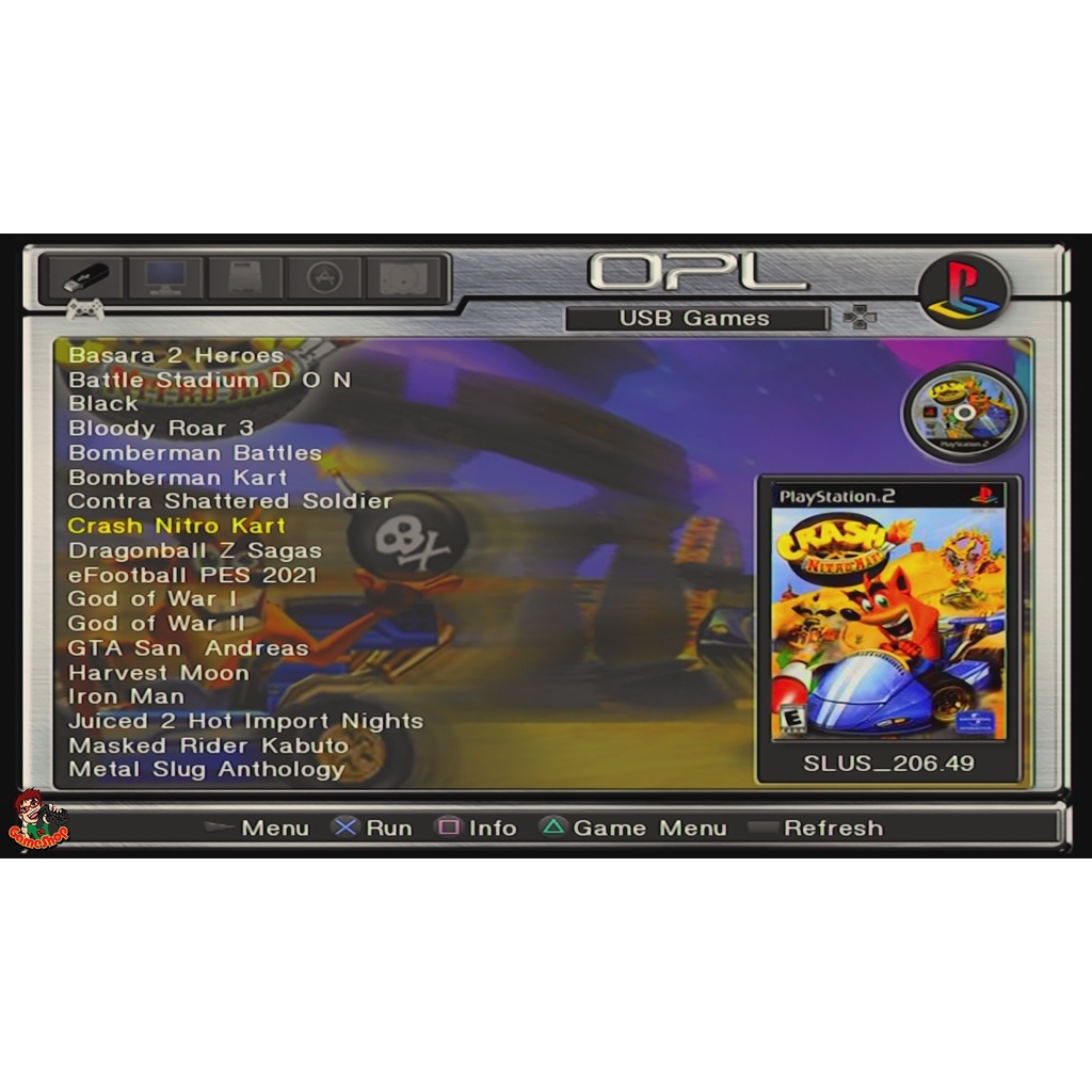 แฟลชไดร์ฟแท้+เกมเพลย์ทู 37 เกมตามภาพ และชุดพร้อมเล่นรุ่น 3 5 7 9 ไม่ต้องแปลเครื่อง ทักเลือกเกมได้