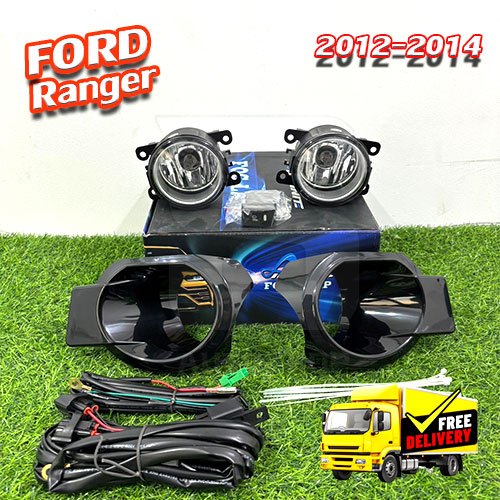 ไฟตัดหมอก Ford Ranger 2012-2014 รุ่น INFINITE ไฟสปอร์ตไลท์ ครบชุด ฝาดำ