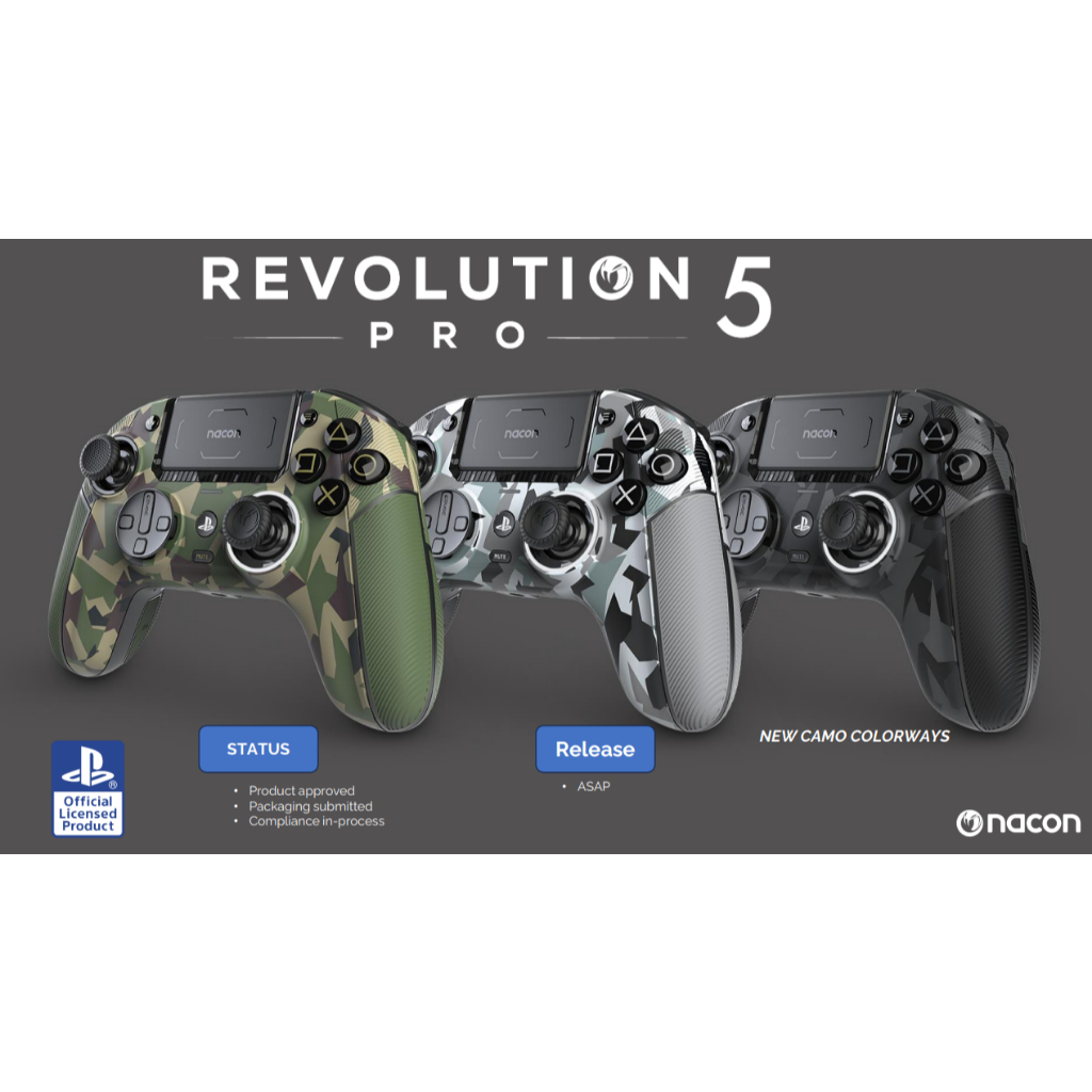 [+..••] NACON REVOLUTION 5 PRO CONTROLLER FOR PLAYSTATION 5 / PLAYSTATION 4 / PC (PlayStation™ 🎮)