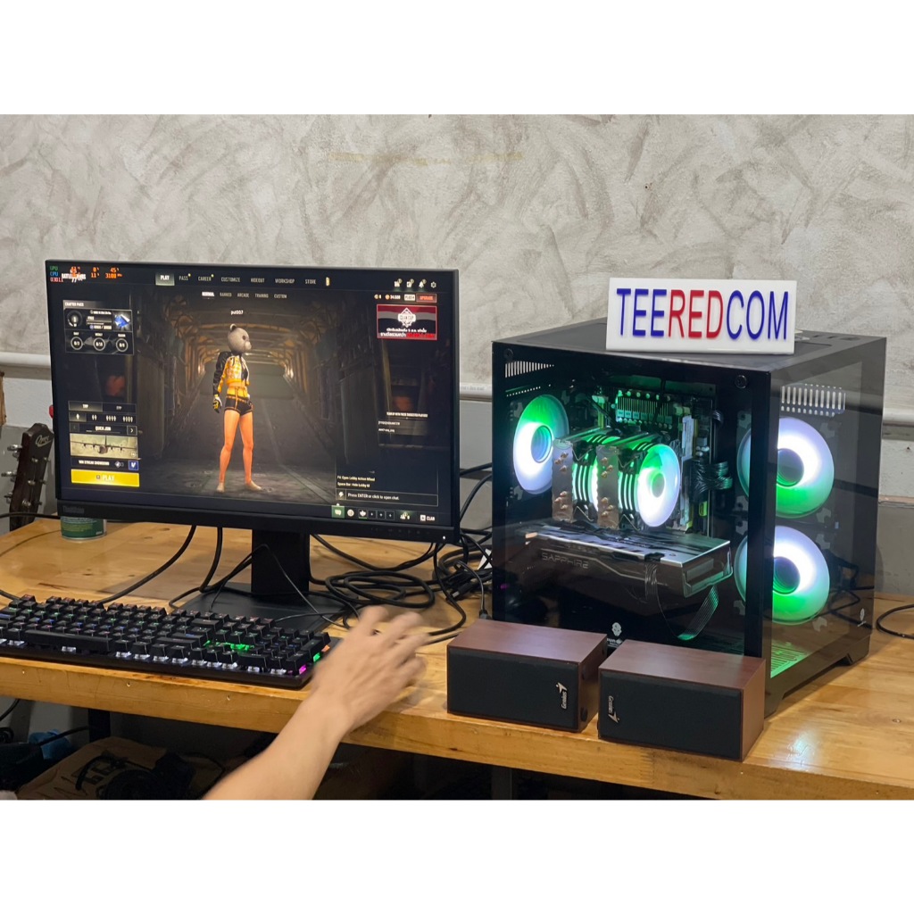 คอมครบชุดเล่นเกมส์ ทํางาน เเรงๆ INTEL  XEON E5 2697v2 12C 24T 2.7turbo 3.5Ghz / X79/ram16-128GB /VGA