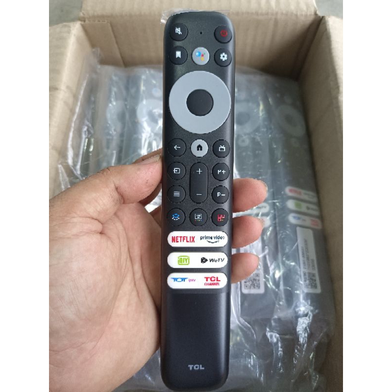 รีโมท TCL ของใหม่ แท้มือ1 แบบไม่มีตัวเลข สั่งงานด้วยเสียงได้