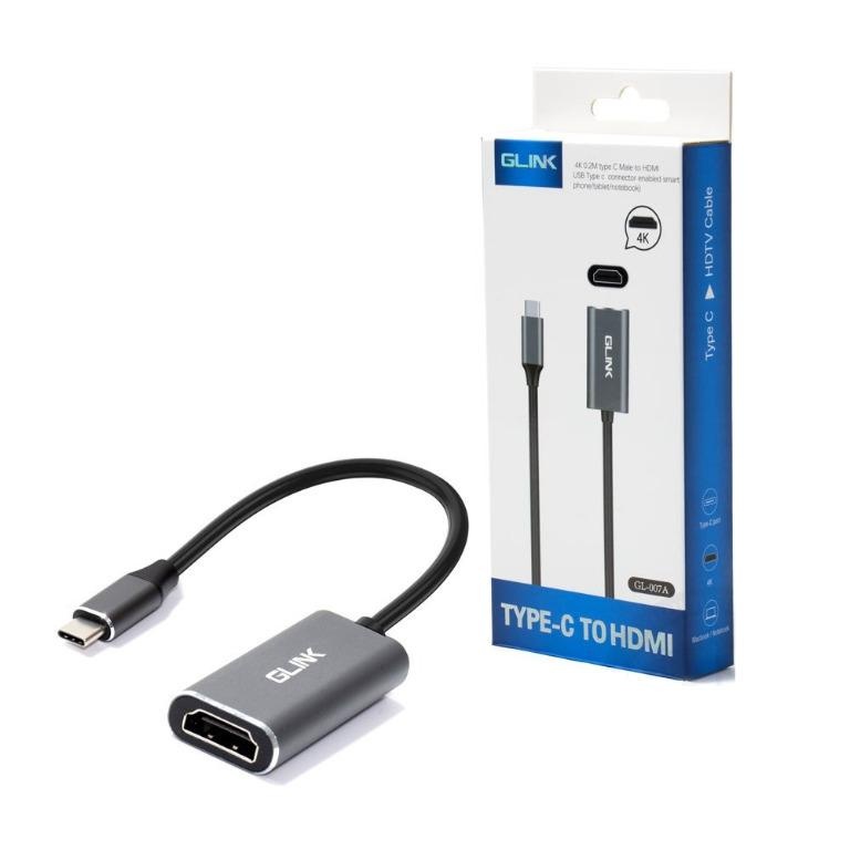 Glink GL-007A / GL-053  Cable Type-C TO HDTV (สายแปลง Usb Type-C เป็น hdtv)