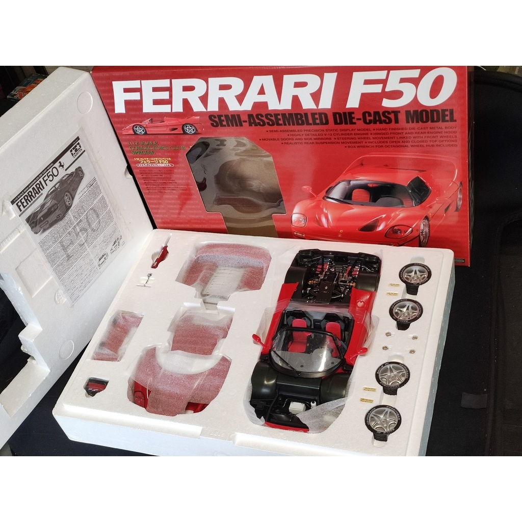 โมเดลรถF50 1/12 โมเดลรถFerrariF50  1:12 โมเดลรถ Ferrari 1/12 โมเดลรถ Ferrari 1:12 Tamiya Ferrari F50