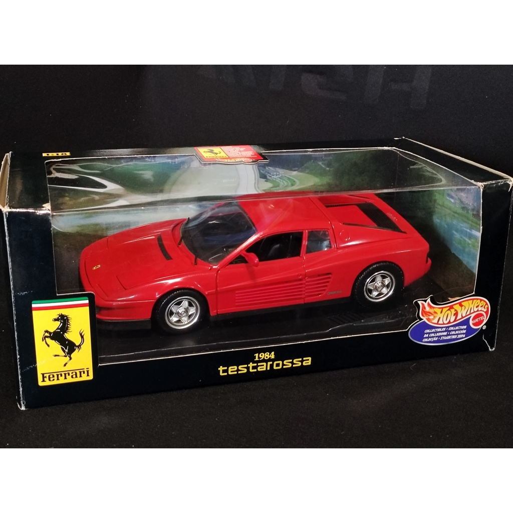 โมเดลรถFerriTestarossa 1/18 โมเดลรถTestarossa โมเดลรถ Ferrari F512 testarossa 1:18 HotwheelsTestaros
