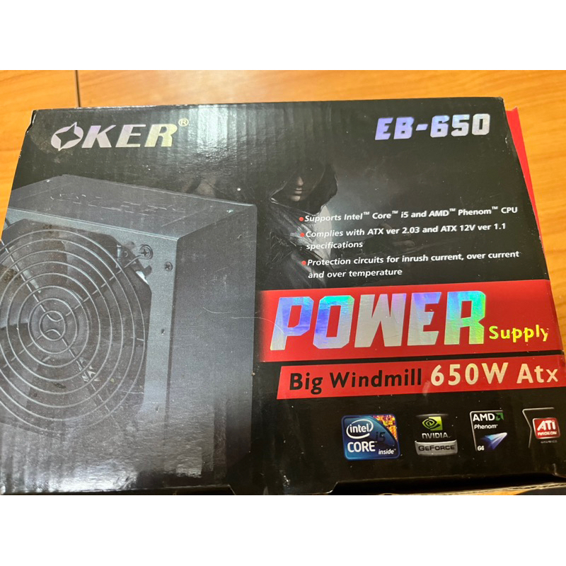 Power Supply 650W OKER EB-650