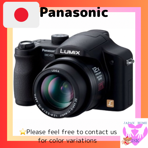 Panasonic Digital Camera Lumix Dmc-Fz7-K Black Direct From Japan Used, Genuine Used Japanese Cameras