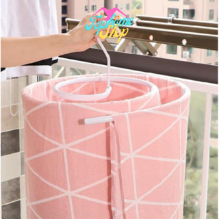 TopsHome แสตนเลสแท้!! ราวตากผ้า วงกลมหมุนเกลียว ประหยัดพื้นท…