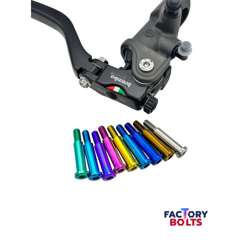 Factory-Bolts ไทเทเนียม สลัก RCS สำหรับ Brembo