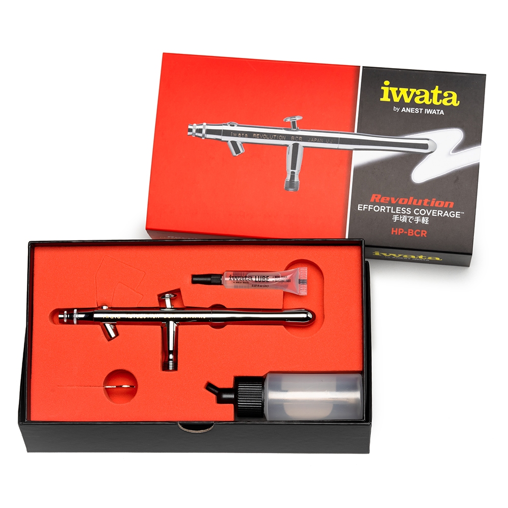 ANEST IWATA Revolution HP-BCR Siphon Feed Dual Action Airbrush 0.5mm ประกัน 5 ปี/เครื่องศูนย์ไทย
