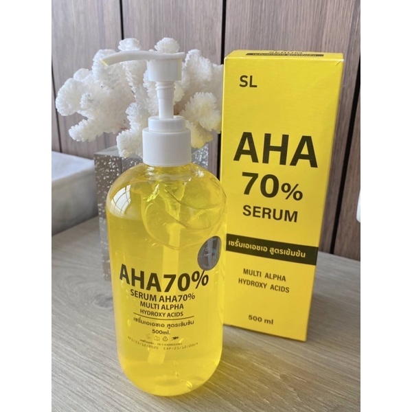 AHA 70% Body Serum Multi Alpha Whitening aura Body Whitening 500ml. เซรั่มเอเอชเอ