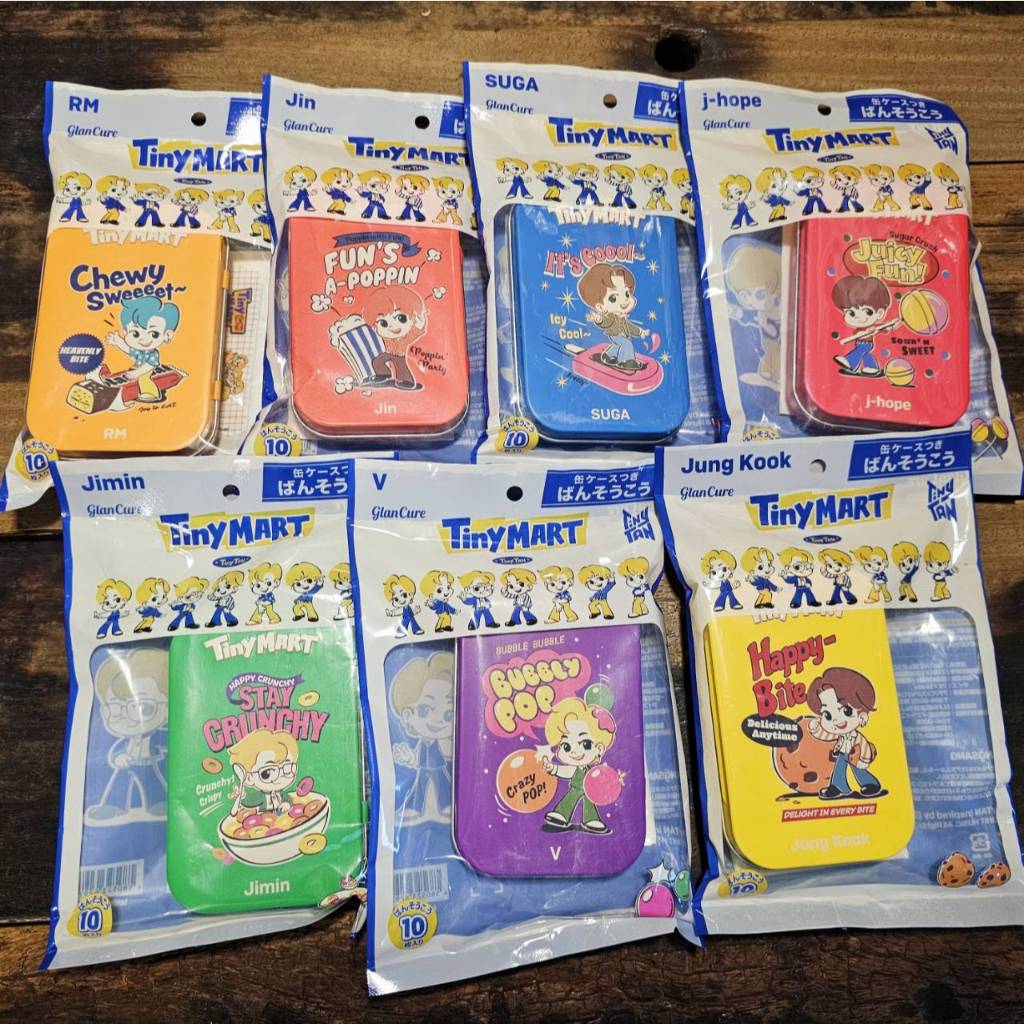 BTS Tiny Tan กล่องเหล็ก