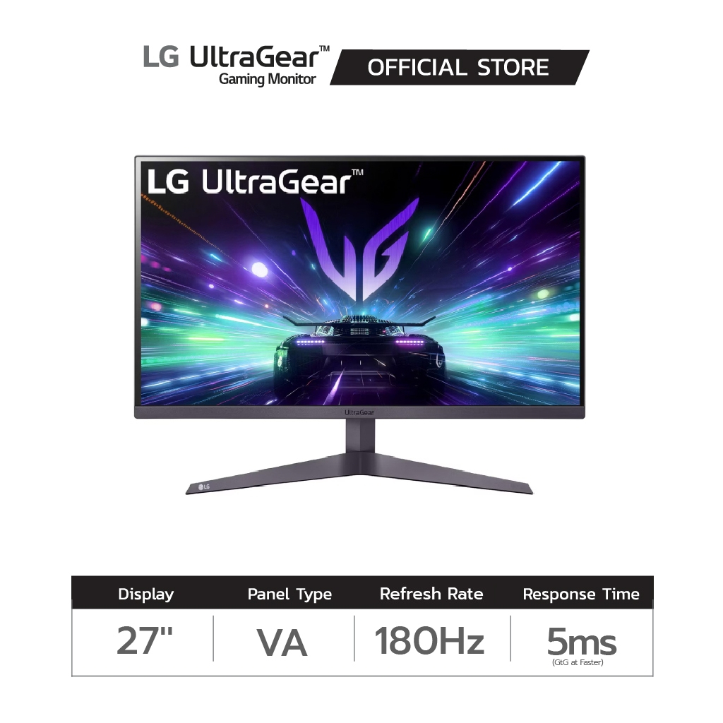 LG UltraGear™ Gaming Monitor 27GS50F-B | 27" | VA | 5ms | 180Hz (จอคอมพิวเตอร์)