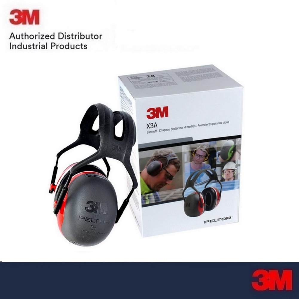 3M X3A ครอบหูลดเสียง PELTOR X3 Earmuffs Over-the-Head