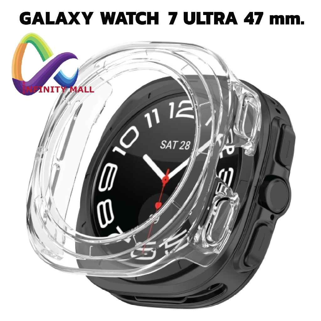 เคส PC แข็ง สําหรับ Samsung Galaxy Watch Ultra 47 mm. Protector case