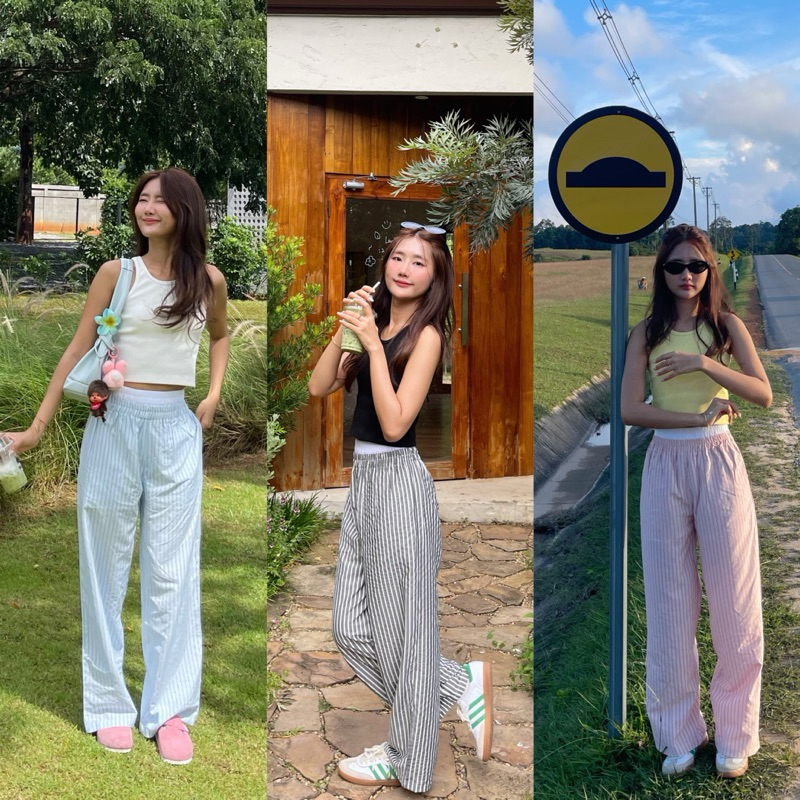 Coolkids.Coolcute | Onnie Pants กางเกงขายาว 2 เลเยอร์ ผ้าดีใส่สบาย