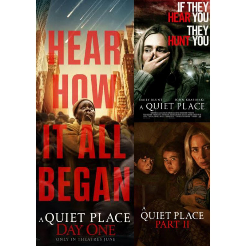 Blu-ray+DVD ปก+สกรีนแผ่น A Quiet Place(2018-2024)