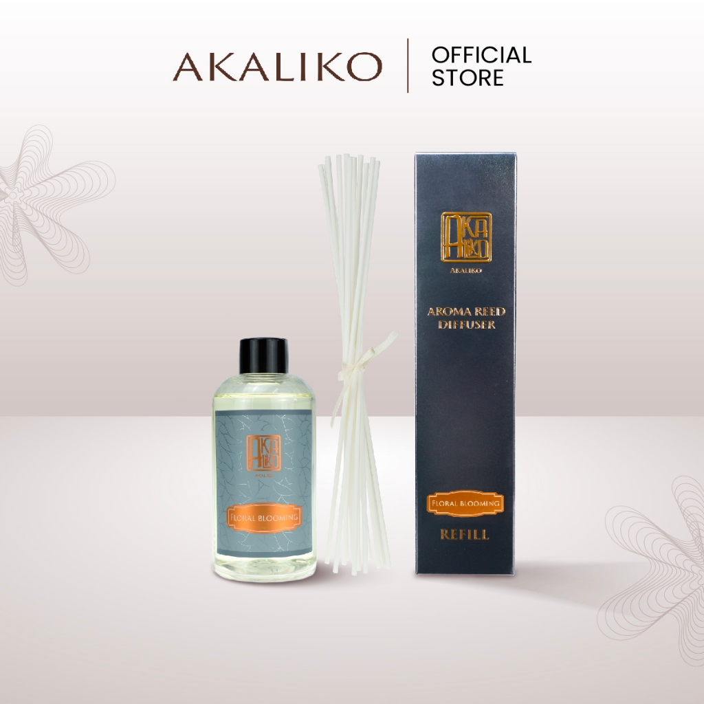 AKALIKO Aroma Reed Diffuser Refill 250 ml (Topaz Collection) – อะกาลิโก น้ำหอมชนิดเติม สำหรับก้านไม้หอมปรับอากาศ ก้านไม้