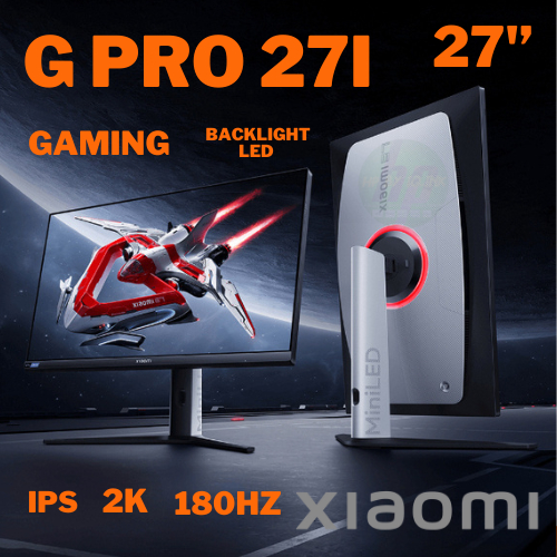 Xiaomi Gaming Monitor G Pro 27i 27" IPS Screen 180Hz 2K HDR1000 Rotatable VESA Stand Backlight LED