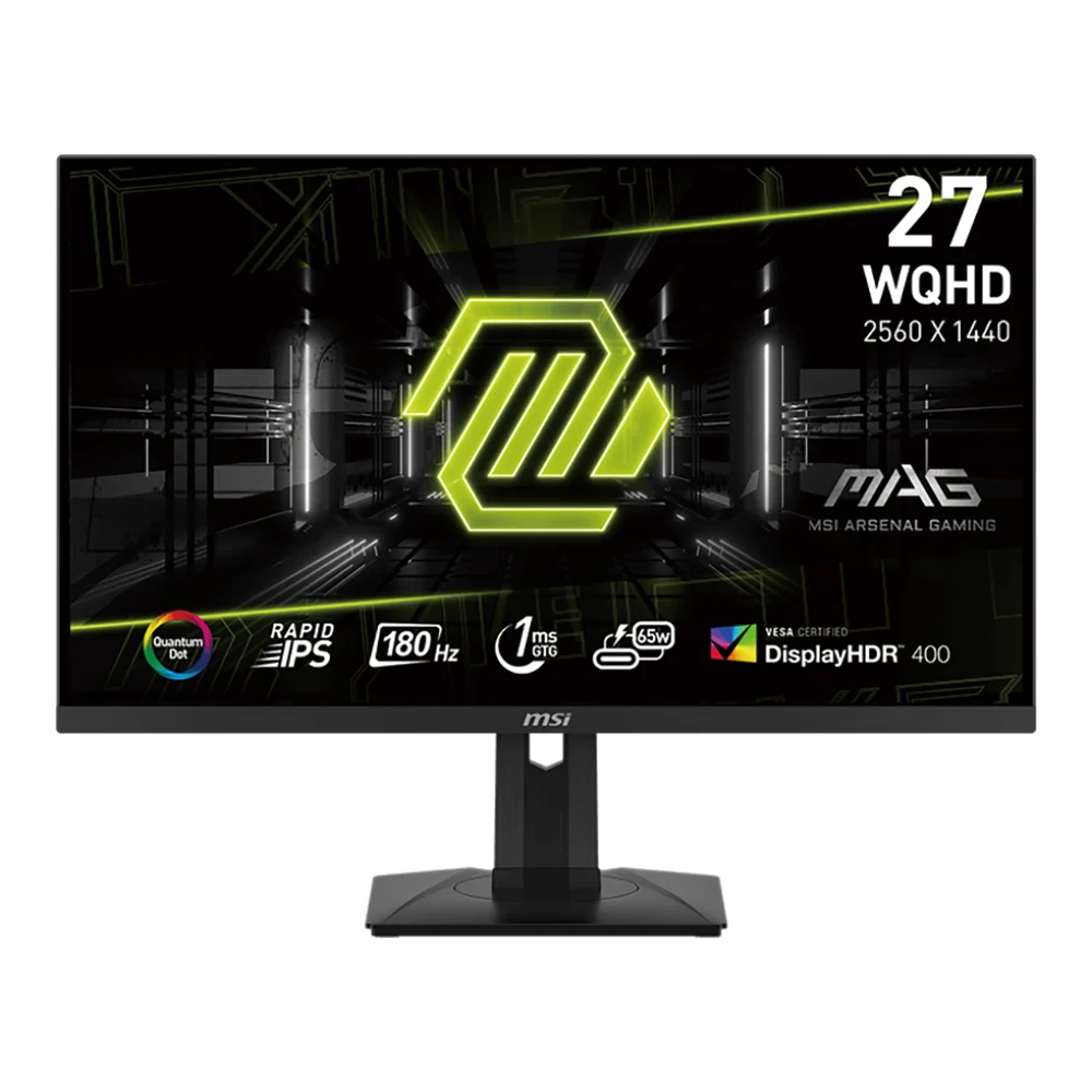 MONITOR (จอมอนิเตอร์) MSI MAG 274QRF QD E2 - 27" RAPID IPS 2K 180Hz ADAPTIVE SYNC USB-C
