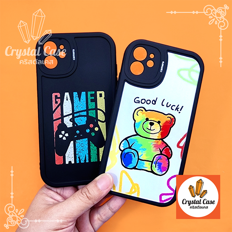 เคสนิ่ม TPU กันกล้องนูน ด้านหลังนูนพิมพ์ลายการ์ตูน Oppo A15 A16 A17 A38(4G) A79(5G) Vivo Y12/Y17 Y20