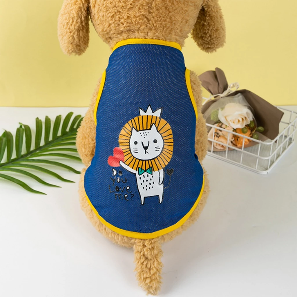 yoyopet เสื้อกล้ามสัตว์เลี้ยง ชุดหน้าร้อน หมา-แมว น่ารัก thumbnail 10