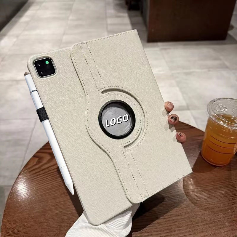 24 ชั่วโมงส่ง ของแข็งสี แฟชั่น เคส for iPad pro 2024 11 Gen10 10.9 2022 Gen9 10.2 เคสไอแพด Air4 5 6 Case การหมุน 360