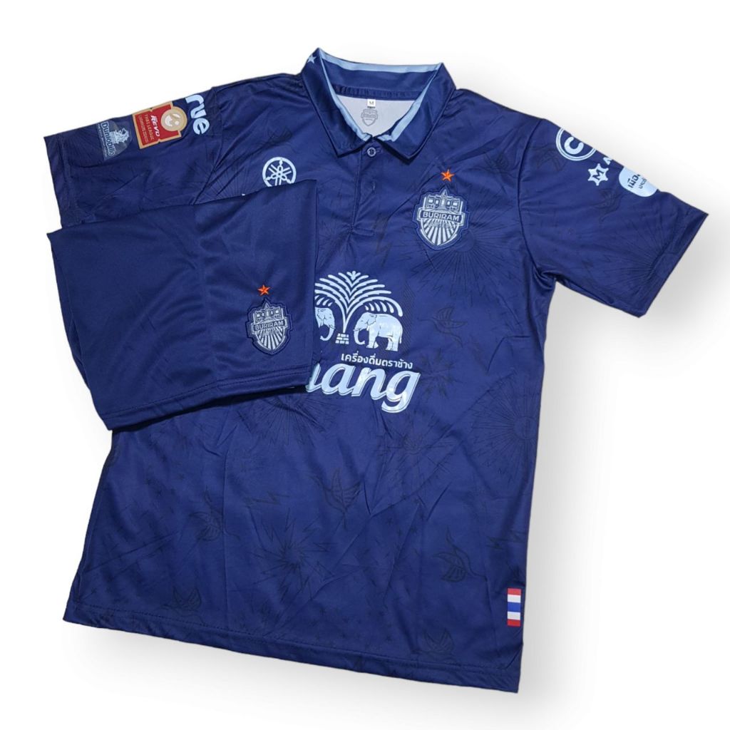 เสื้อกีฟัา ชุดฟุตบบอล Buriram รุ่นใหม่ลา่าสุด 2025 ชุดผู้ใหญ่ ไซส์ M .L .XL. (เสื้อพร้อม กางเกง)